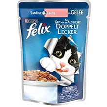 Felix 12x100 gr Somon Balıklı Yetişkin Kedi Konservesi