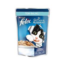Felix 12x100 gr Ton Balıklı Yetişkin Kedi Konservesi