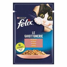 Felix 12x85 gr Somonlu ve Ton Balıklı Yetişkin Kedi Maması