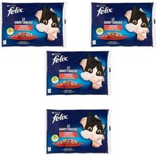 Felix 16x85 gr Sığr Etli ve Tavuklu Kedi Konsevesi