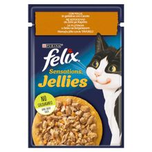 Felix 50x100 gr Sensations Tavuklu ve Havuçlu Yaş Kedi Maması