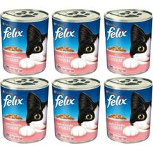 Felix 6x400 gr Somon Alabalıklı Kedi Konservesi
