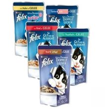 Felix 8 Çeşit 24 x100 gr Yaş Kedi Maması