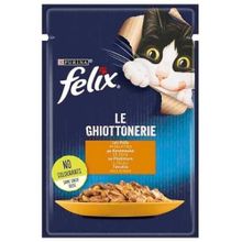 Felix 85 gr Pouch Jöle İçinde Tavuklu ve Havuçlu Yetişkin Kedi Konservesi