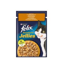 Felix 85 gr Sensation Tavuklu Havuçlu Yetişkin Kedi Konservesi