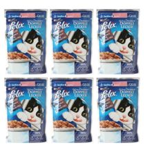 Felix Çifte Lezzet Somonlu ve Sardalyalı 6x100 gr Yaş Kedi Maması