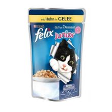 Felix Junior Pouch Tavuklu Yavru Yaş 40x100 gr Kedi Maması