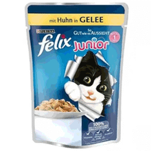 Felix Junior Tavuklu Yaş 20x100 gr Kedi Maması