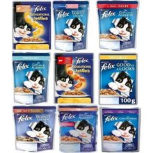 Felix Karışık 9x85 gr Kedi Konserve Maması