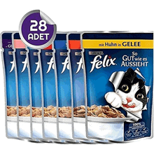 Felix Karma Paket Özel 28x85 gr Kedi Konserve Maması