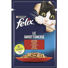 Felix Kuzu Etli & Sığır Etli Karışık 10x85 gr Yetişkin Kedi Yaş Maması