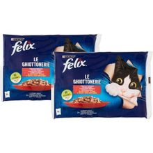 Felix Multipack Sığır ve Tavuk Etli 4x85 gr 2 Adet Yetişkin Yaş Kedi Maması