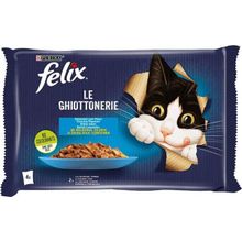 Felix Multipack Somonlu ve Ton Balıklı Yetişkin Özel 4x85 gr Kedi Yaş Maması