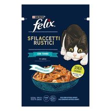 Felix Pouch Tasty Shreds Ton Balıklı Lezzetli Et Dilimleri Yaş 26x80 gr Kedi Maması
