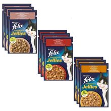 Felix Sensations Jellies Karışık 85 gr x 9 Adet Yaş Kedi Maması