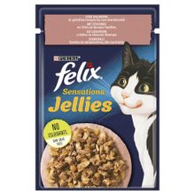 Felix Sensations Somon ve Karidesli 85 gr Pouch Yaş Kedi Maması