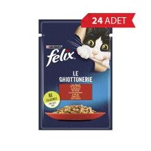 Felix Sığır Etli 24x85 gr Yetişkin Kedi Konservesi