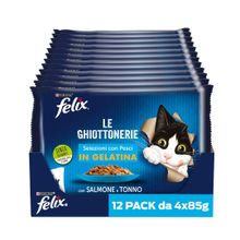 Felix Somonlu Avantajlı Paket 48x85 GR Yaş Kedi Maması