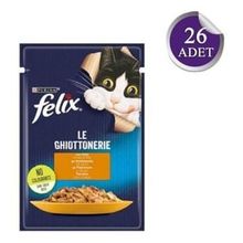 Felix Tavuk Etli 26x85 gr Yaş Kedi Maması