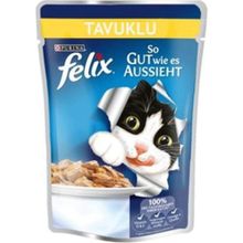 Felix Tavuklu 20x100 gr Kedi Konservesi