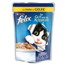Felix Tavuklu 6x100 gr Yetişkin Pouch Yaş Kedi Maması