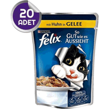 Felix Tavuklu Pouch Yaş 20'li Kedi Maması
