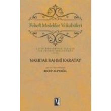 Felsefi Meslekler Vokabüleri - Namdar Rahmi Karatay