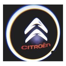 Femex Citröen Araçlar İçin Pilli Yapıştırmalı Kapı Altı Led Logo