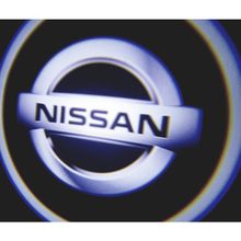 Femex Nissan Araçlar İçin Pilli Yapıştırmalı Kapı Altı Led Logo