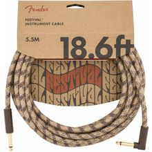 Fender 18.6' Angled Festival Pure Hemp 5.5 m Enstrüman Kablosu