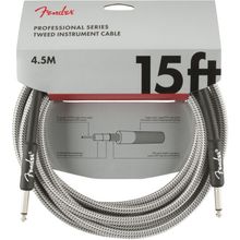 Fender Professional 4.5 m Beyaz Tweed Enstrüman Kablo