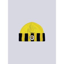 Fenerbahçe Sarı Çubuklu Polar Çocuk Bere
