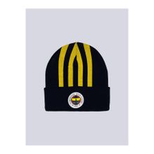 Fenerbahçe Sarı Lacivert Çubuklu Çocuk Bere