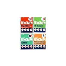 Fenomen 8. Sınıf LGS Matematik Fen Türkçe İnkılap Tarihi Soru Bankası Seti 4 Kitap Gama Yayınları