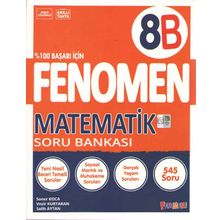 Fenomen Okul Yayınları 8.Sınıf LGS Matematik B Soru Bankası