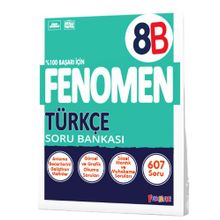 Fenomen Okul Yayınları LGS 8. Sınıf Türkçe B Soru Bankası