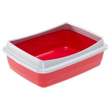 Ferplast NIP Plus 20 Kırmızı 47x36x15.5 cm Kedi Tuvalet Kabı