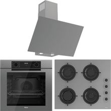 Ferre Fryart Artline QEP63CPR - CS208-FA - D079-SA Gri 3'lü Ankastre Set