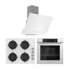 Ferre Fryart CS D064 - CS206 - XE63CB Beyaz 3'lü Ankastre Set