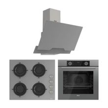 Ferre Fryart CS D065 - CS208 - XE63CPR 3'lü Siyah Ankastre Set