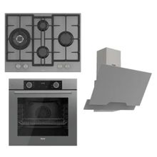 Ferre Fryart ED078 - XE63CPR -D065 3'lü Gri Ankastre Set