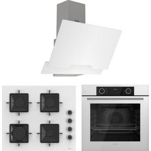 Ferre Fryart XE63CB - SS206 - D064 Beyaz 3'lü Ankastre Set