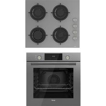 Ferre QMS63CPR - CS208 Gri 2'li Cam Ankastre Set
