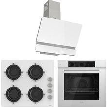 Ferre Soft Line Plus QBL62CB - CS206 - D081 Beyaz 3'lü Ankastre Set