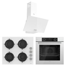Ferre White Mila Fryart D087 - CS206 - XE63CB 3'lü Beyaz Ankastre Set
