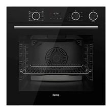 Ferre XE64CS Cam Buharlı Siyah Ankastre Fırın