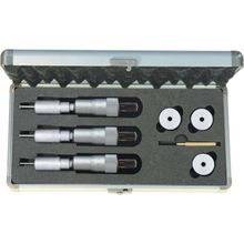 Fett AS-208628 3-6 mm Asimeto Dijital 2 ve 3 Nokta Temaslı İç Çap Mikrometre Seti