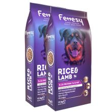 Fevesy 2x15 kg Kuzu Pirinç Yetişkin Köpek Maması