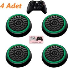 Feza Xbox Wireless Controller 2 Çift Tırtıklı 4 Adet Yeşil Analog Başlığı