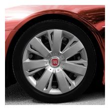 Fiat Amblemli Gri 4'lü Takım 114 15 İnç Jant Kapağı